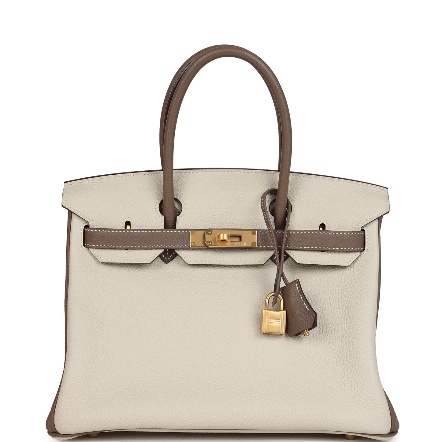 Hermes Birkin 30 (HSS) Etoupe and Craie Togo