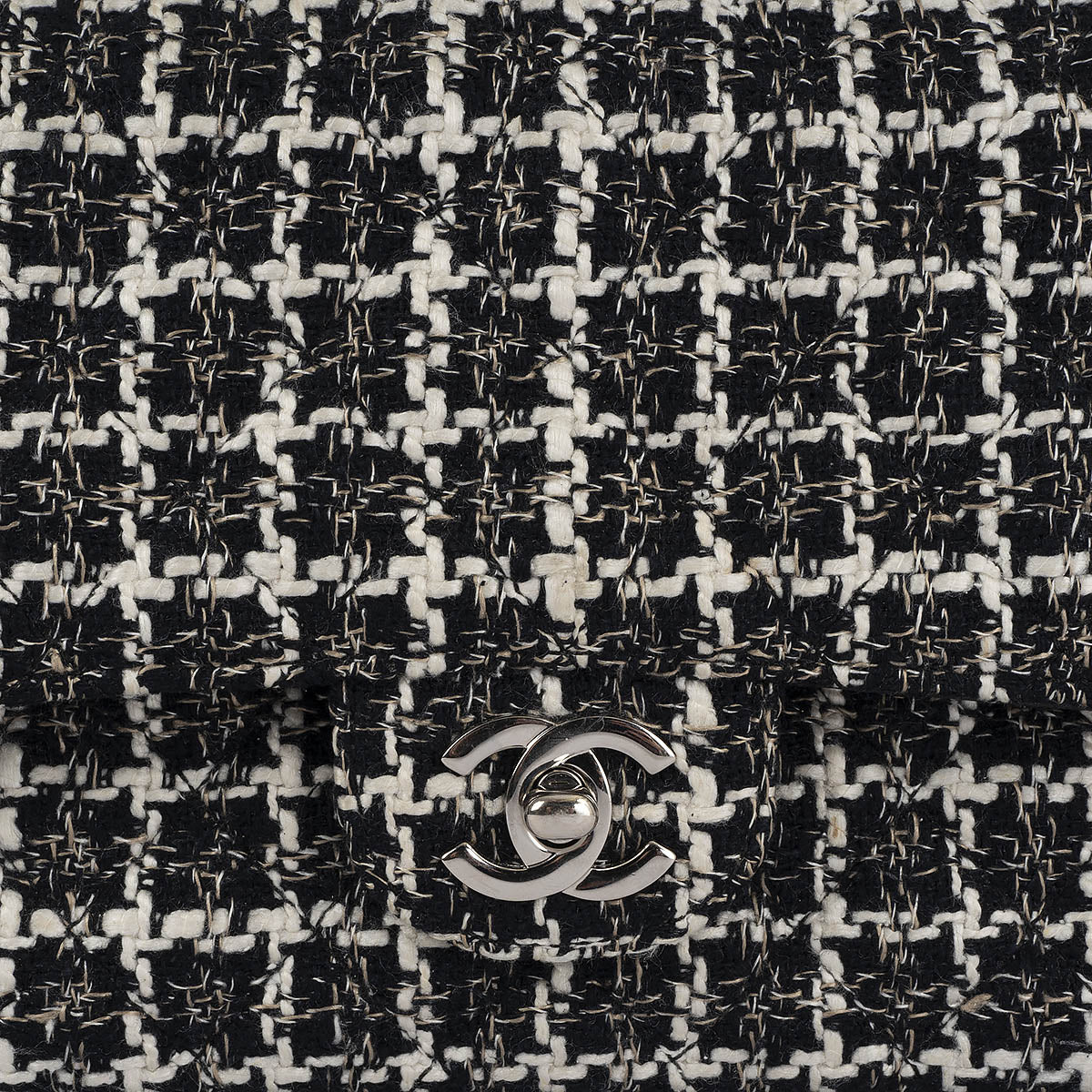 Chanel Classic Medium Tweed Timeless Double Flap Bag