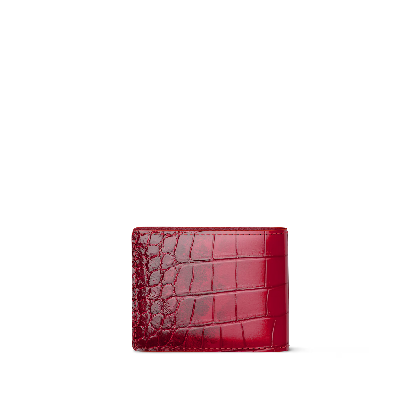 Louis Vuitton Multiple Wallet (Red Crocodile)