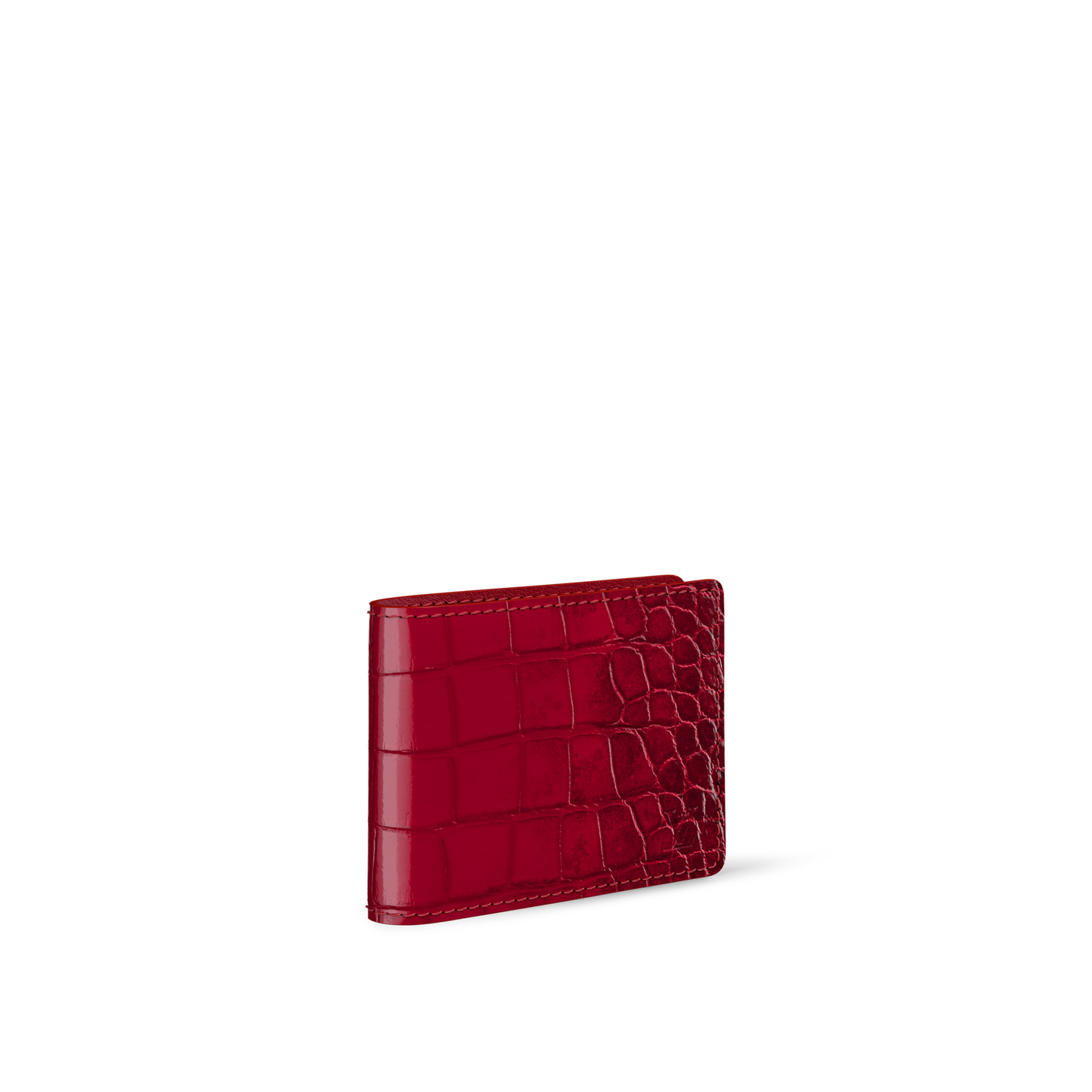 Louis Vuitton Multiple Wallet (Red Crocodile)