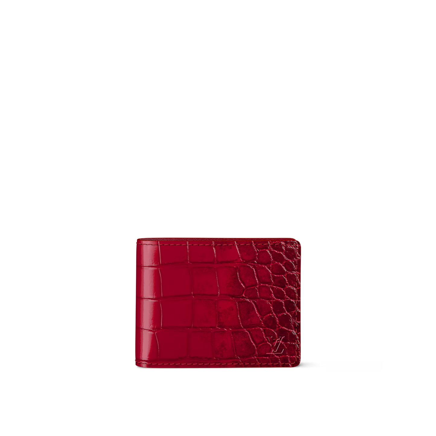 Louis Vuitton Multiple Wallet (Red Crocodile)